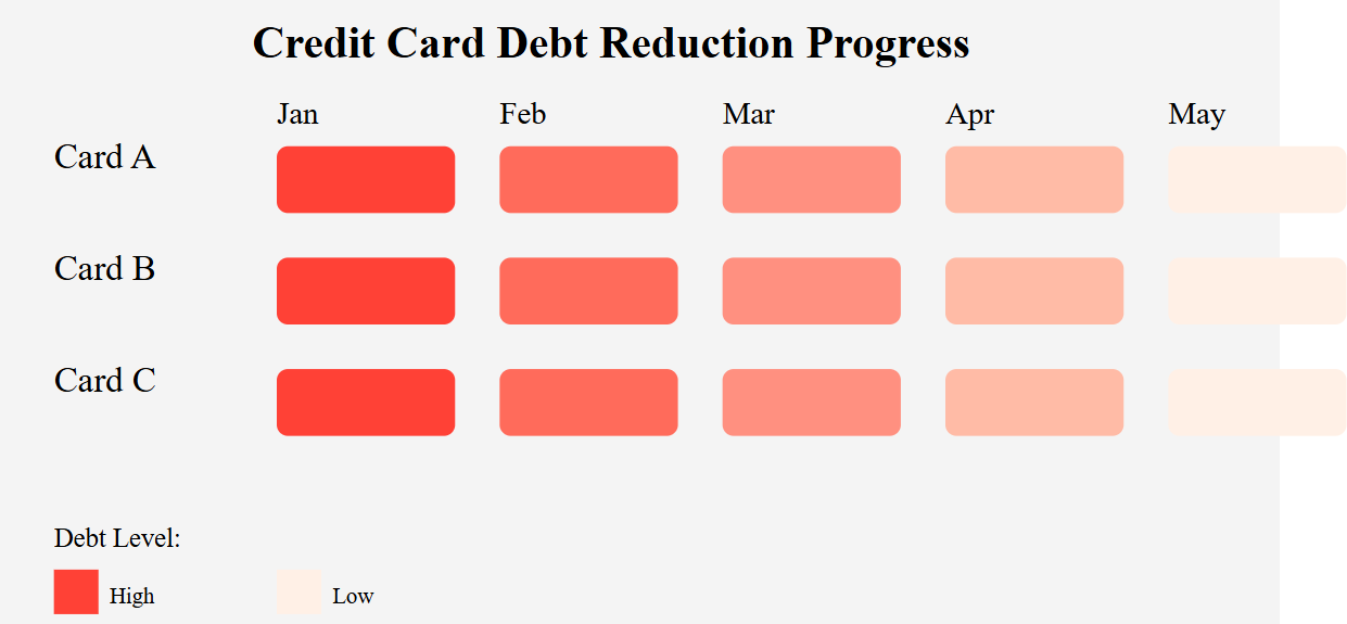 Credit Card Debt Reduction Progress